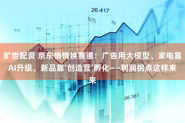 旷世配资 京东悄悄换赛道：广告用大模型、家电靠AI升级、新品靠‘创造营’孵化——利润拐点这样来
